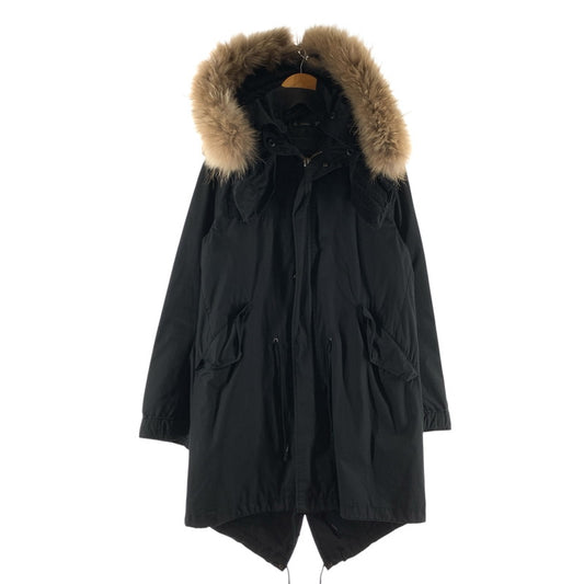 【中古品】【メンズ】 AUDIENCE オーディエンス モッズコート カラーBLACK SIZE:02 ライナー付 140-260722-ky-25-fuzh 万代Net店