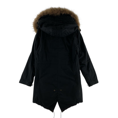 【中古品】【メンズ】 AUDIENCE オーディエンス モッズコート カラーBLACK SIZE:02 ライナー付 140-260722-ky-25-fuzh 万代Net店