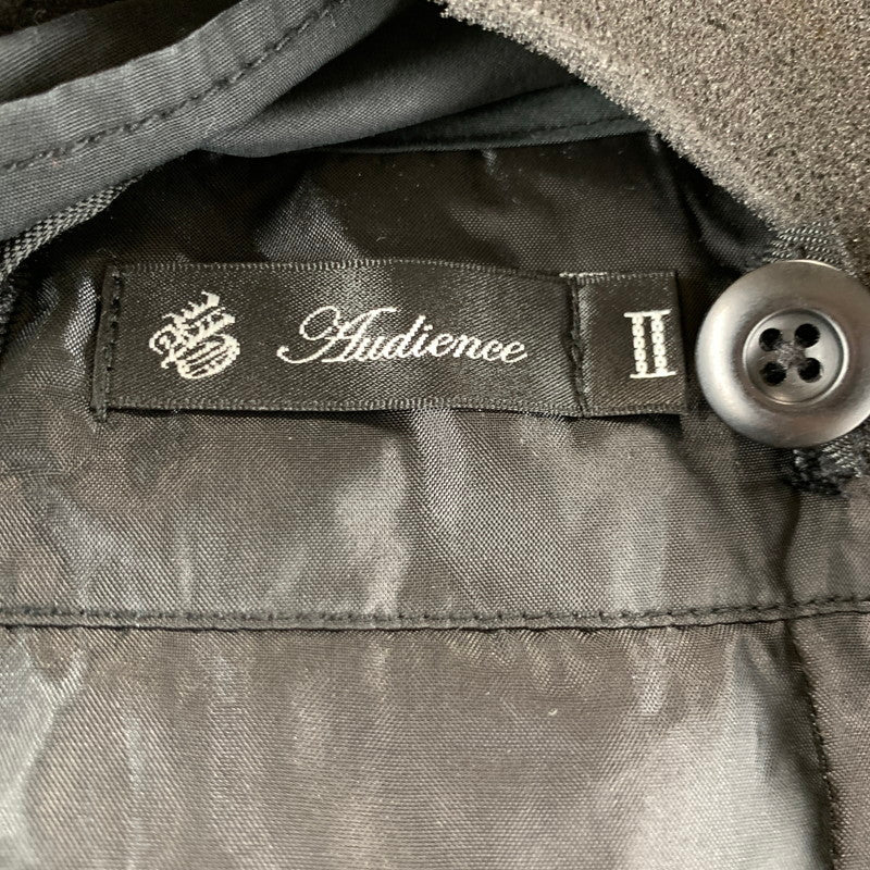 【中古品】【メンズ】 AUDIENCE オーディエンス モッズコート カラーBLACK SIZE:02 ライナー付 140-260722-ky-25-fuzh 万代Net店
