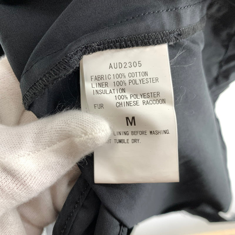 【中古品】【メンズ】 AUDIENCE オーディエンス モッズコート カラーBLACK SIZE:02 ライナー付 140-260722-ky-25-fuzh 万代Net店