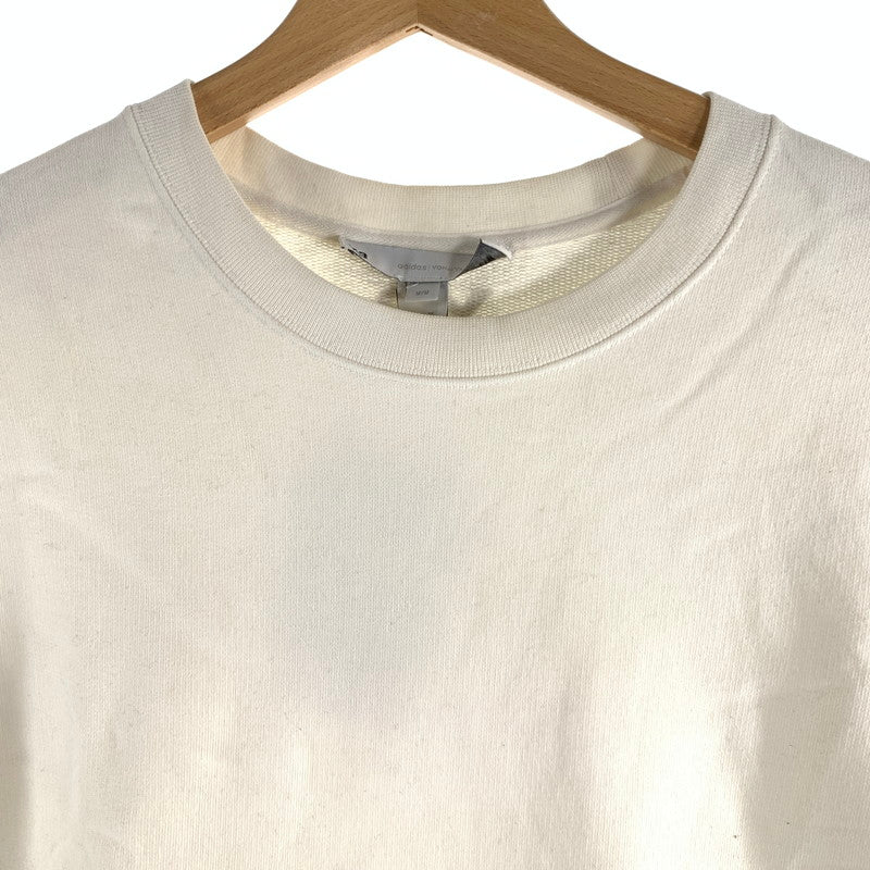 【中古品】【メンズ】 Y-3 ワイスリー CREW SWEATSHIRT クルー スウェットシャツ メンズ Mサイズ ホワイト 140-260516-io-07-fuzh 万代Net店
