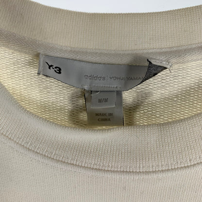 【中古品】【メンズ】 Y-3 ワイスリー CREW SWEATSHIRT クルー スウェットシャツ メンズ Mサイズ ホワイト 140-260516-io-07-fuzh 万代Net店