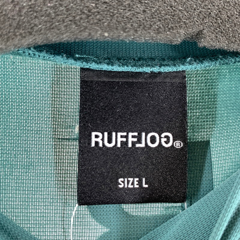 【中古品】【メンズ】 RUFFLOG ラフロッグ 半袖Tシャツ GREEN SIZE:L ハイネック 148-260818-io-13-fuzh カラー：グリーン 万代Net店