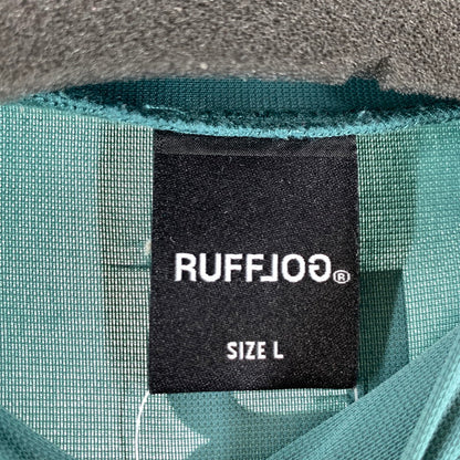 【中古品】【メンズ】 RUFFLOG ラフロッグ 半袖Tシャツ GREEN SIZE:L ハイネック 148-260818-io-13-fuzh カラー：グリーン 万代Net店