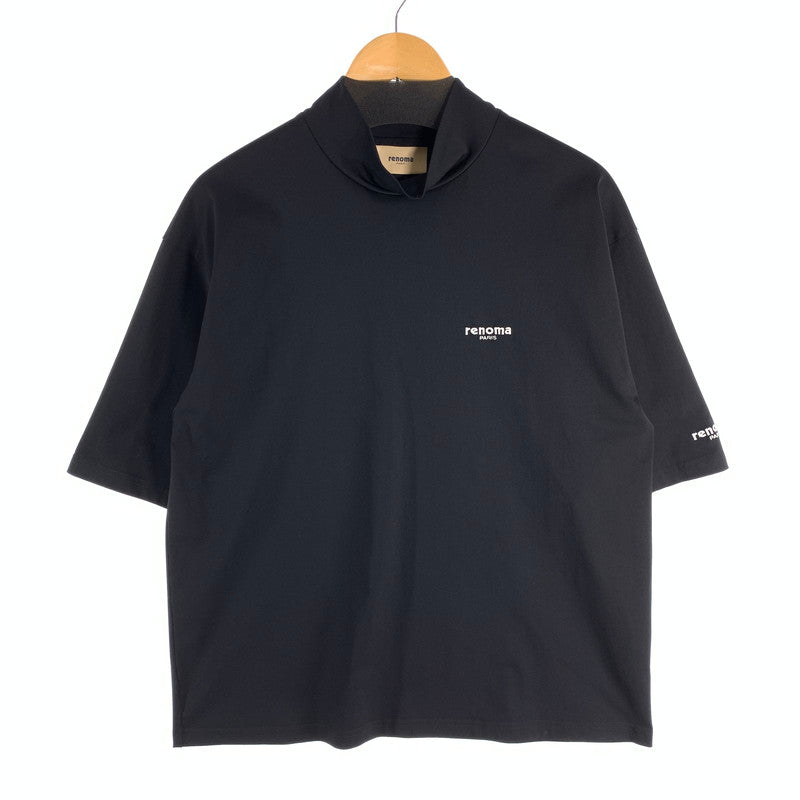 【中古品】【メンズ】 RENOMA STP-1-007B ハイネック半袖Tシャツ カットソー ブランド 古着 141-260523-gm-37-fuz サイズ：L カラー：ブラック 万代Net店