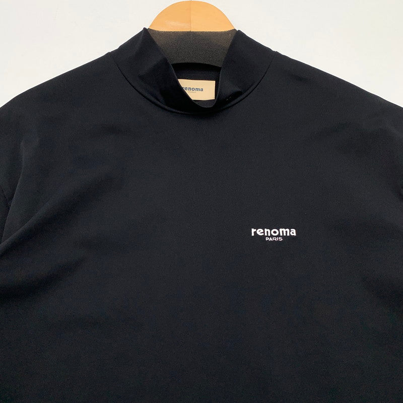 【中古品】【メンズ】 RENOMA STP-1-007B ハイネック半袖Tシャツ カットソー ブランド 古着 141-260523-gm-37-fuz サイズ：L カラー：ブラック 万代Net店