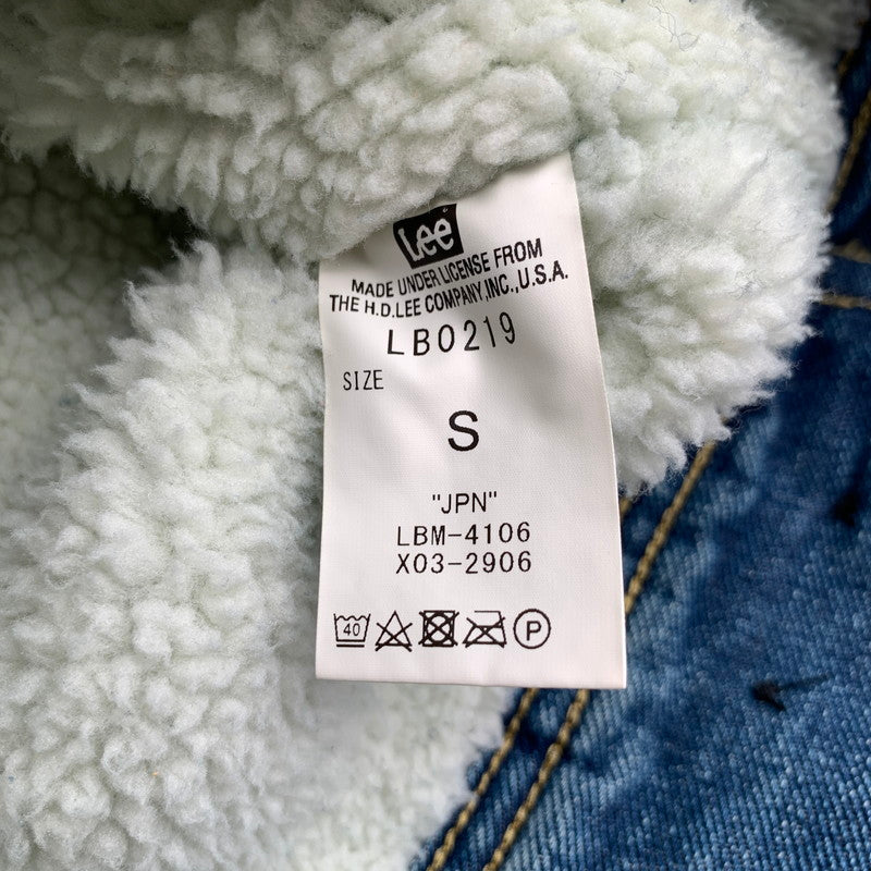 【中古品】【メンズ】 LEE リー LB0219 STORM RIDER DENIM JACKET ストーム ライダー デニムジャケット BLUE SIZE:S 裏ボア 147-260815-io-12-fuzh カラー：ブルー 万代Net店