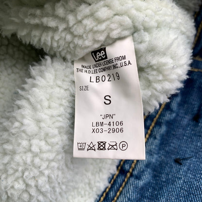 【中古品】【メンズ】 LEE リー LB0219 STORM RIDER DENIM JACKET ストーム ライダー デニムジャケット BLUE SIZE:S 裏ボア 147-260815-io-12-fuzh カラー：ブルー 万代Net店