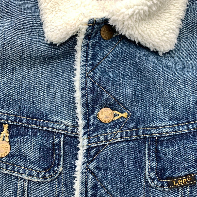 【中古品】【メンズ】 LEE リー LB0219 STORM RIDER DENIM JACKET ストーム ライダー デニムジャケット BLUE SIZE:S 裏ボア 147-260815-io-12-fuzh カラー：ブルー 万代Net店