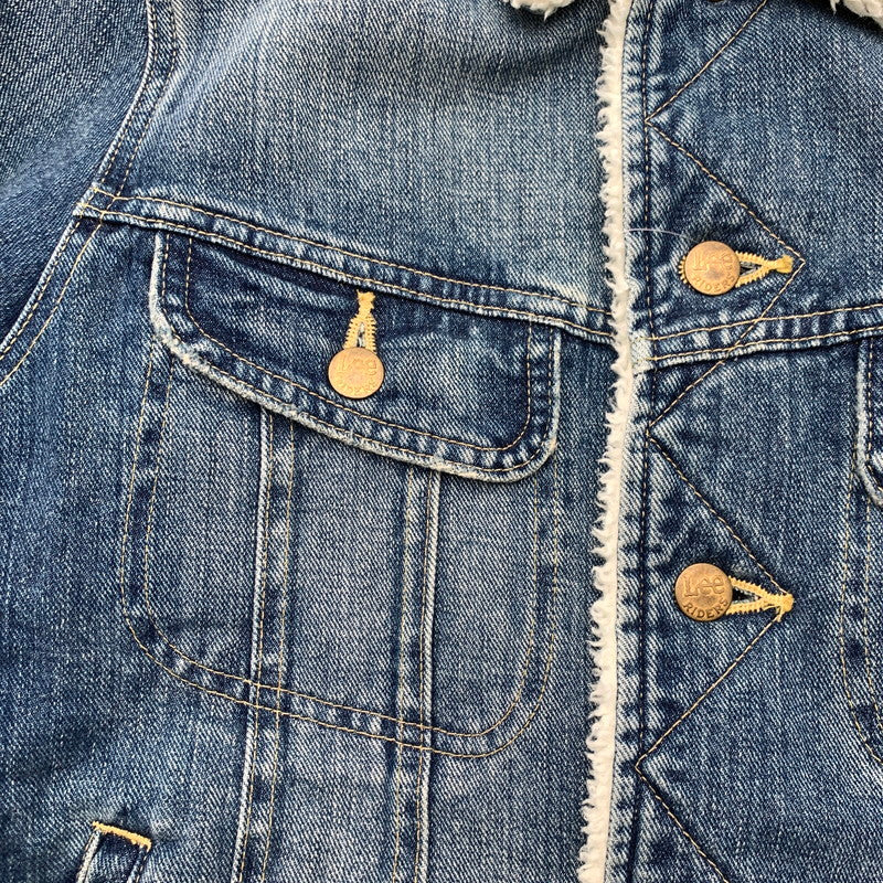 【中古品】【メンズ】 LEE リー LB0219 STORM RIDER DENIM JACKET ストーム ライダー デニムジャケット BLUE SIZE:S 裏ボア 147-260815-io-12-fuzh カラー：ブルー 万代Net店