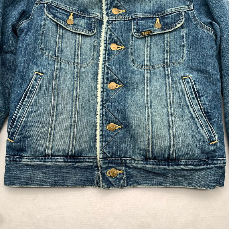 【中古品】【メンズ】 LEE リー LB0219 STORM RIDER DENIM JACKET ストーム ライダー デニムジャケット BLUE SIZE:S 裏ボア 147-260815-io-12-fuzh カラー：ブルー 万代Net店