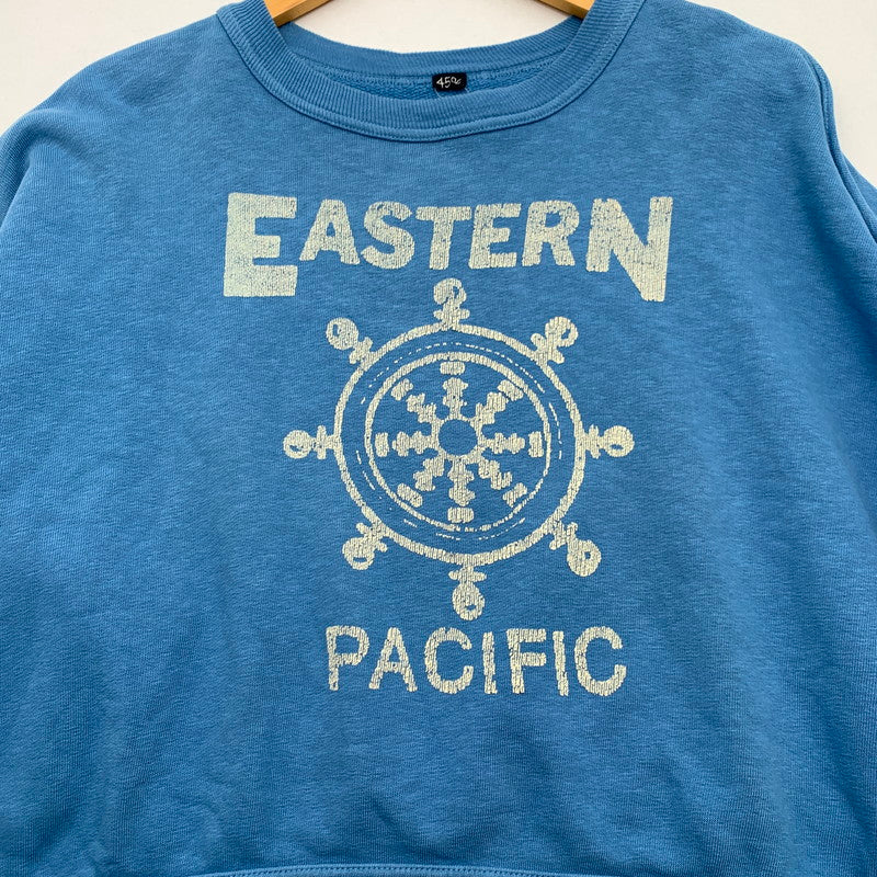 【中古品】【メンズ】 45R SWEAT LIGHTBLUE スウェット ブランド 古着 オーバーサイズ 145-260628-gm-06-fuz サイズ：不明 カラー：ライトブルー 万代Net店