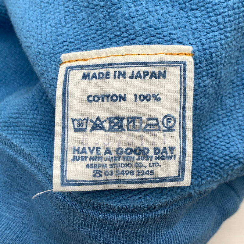 【中古品】【メンズ】 45R SWEAT LIGHTBLUE スウェット ブランド 古着 オーバーサイズ 145-260628-gm-06-fuz サイズ：不明 カラー：ライトブルー 万代Net店