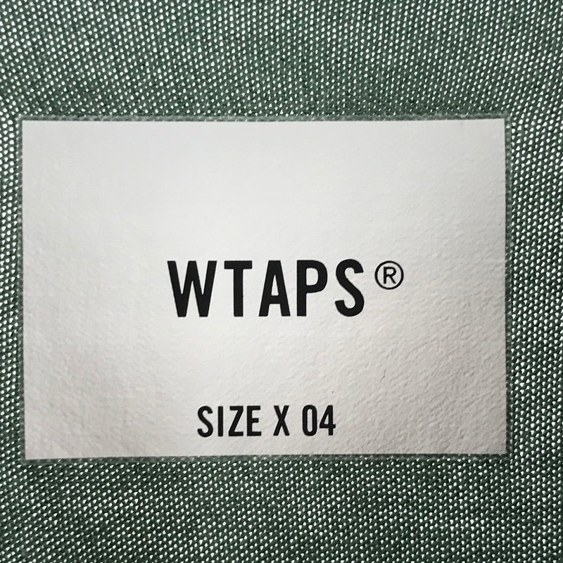 【中古品】【メンズ】 WTAPS ダブルタップス 241ATDT-CSM18 QB LS RACO ERA 七分袖カットソー 142-260528-ny-03-fuz サイズ：04 カラー：グリーン 万代Net店