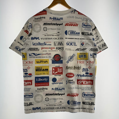 【中古品】【メンズ】 LOUIS VUITTON ルイヴィトン 1A5DGJ VCCM09 19年 ALPHABET LOGO PRINTING CASUAL SHORT SLEEVE アルファベット ロゴ プリント 半袖 Tシャツ トップス 古着 141-260518-mh-04-fuzh サイズ：S カラー：ホワイト 万代Net店