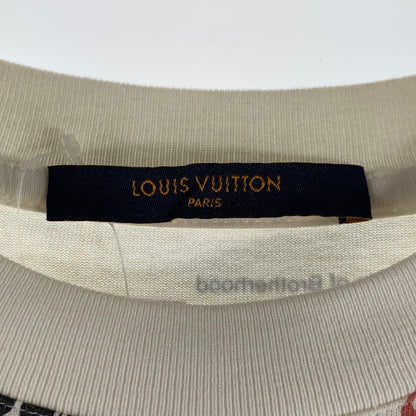【中古品】【メンズ】 LOUIS VUITTON ルイヴィトン 1A5DGJ VCCM09 19年 ALPHABET LOGO PRINTING CASUAL SHORT SLEEVE アルファベット ロゴ プリント 半袖 Tシャツ トップス 古着 141-260518-mh-04-fuzh サイズ：S カラー：ホワイト 万代Net店