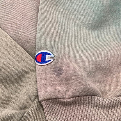 【中古品】【メンズ】 90s CHAMPION SWEAT チャンピオン スウェット トレーナー ブランド 古着 トップス 145-260530-gm-41-fuz サイズ：L カラー：ベージュ タイダイ 万代Net店