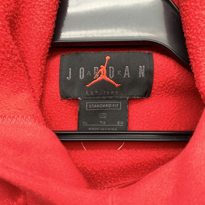 【中古品】【メンズ】 NIKE ナイキ JORDAN BRAND ジョーダン ブランド パーカー プルオーバー 長袖 トップス 古着 148-260724-mh-13-fuzh サイズ：Xl カラー：レッド 万代Net店