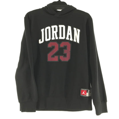 【中古品】【キッズ】 NIKE JORDAN ナイキ ジョーダン パーカー ブラック SIZE:XL JORDAN 23 ※品質タグ切り取りあり・ほつれあり 173-260702-io-10-fuzh 万代Net店