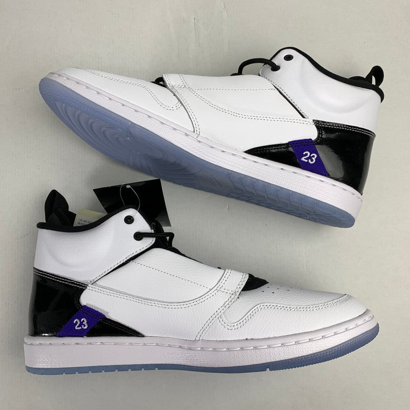 【中古美品】【メンズ】 NIKE ナイキ AO1329-100 JORDAN FADEAWAY ジョーダンフェイドアウェイ スニーカー 黒タグ 箱付属 160-260525-ny-04-fuz サイズ：28.5cm カラー：ホワイト・ブラック 万代Net店