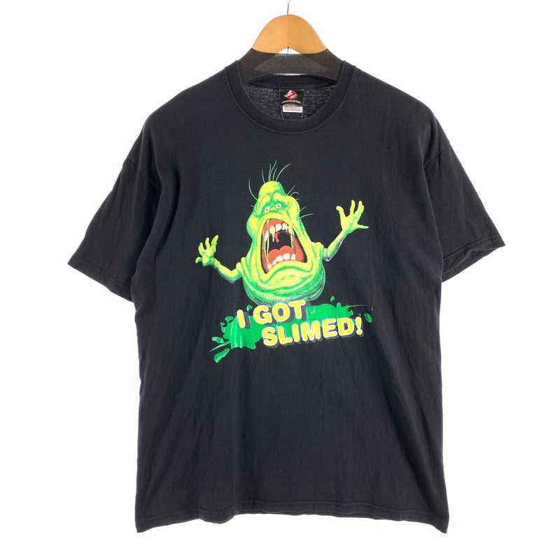 【中古品】【メンズ】 GHOSTBUSTERS MOVIE SS TEE ゴーストバスターズ 半袖Tシャツ カットソー ムービーTシャツ ブランド 古着 145-260606-gm-38-fuz サイズ：L カラー：ブラック 万代Net店