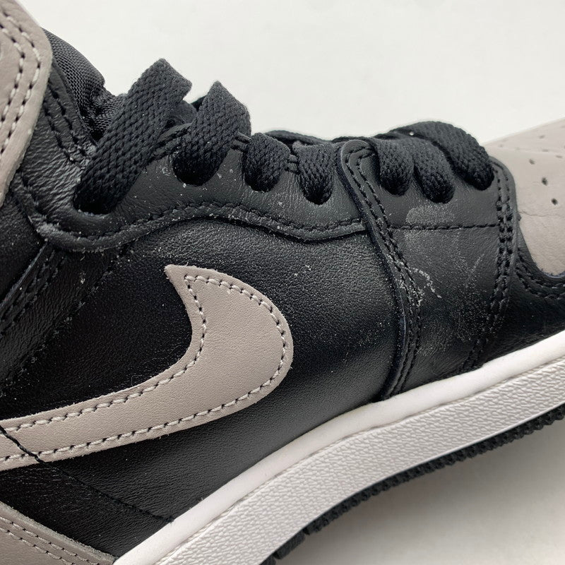 【中古品】【レディース】 NIKE ナイキ 575441-013 GS AIR JORDAN 1 RETRO HIGH OG BG SHADOW エア ジョーダン 1 レトロ ハイ スニーカー 靴 166-260518-mh-11-fuzh サイズ：24cm カラー：ブラック グレー 万代Net店
