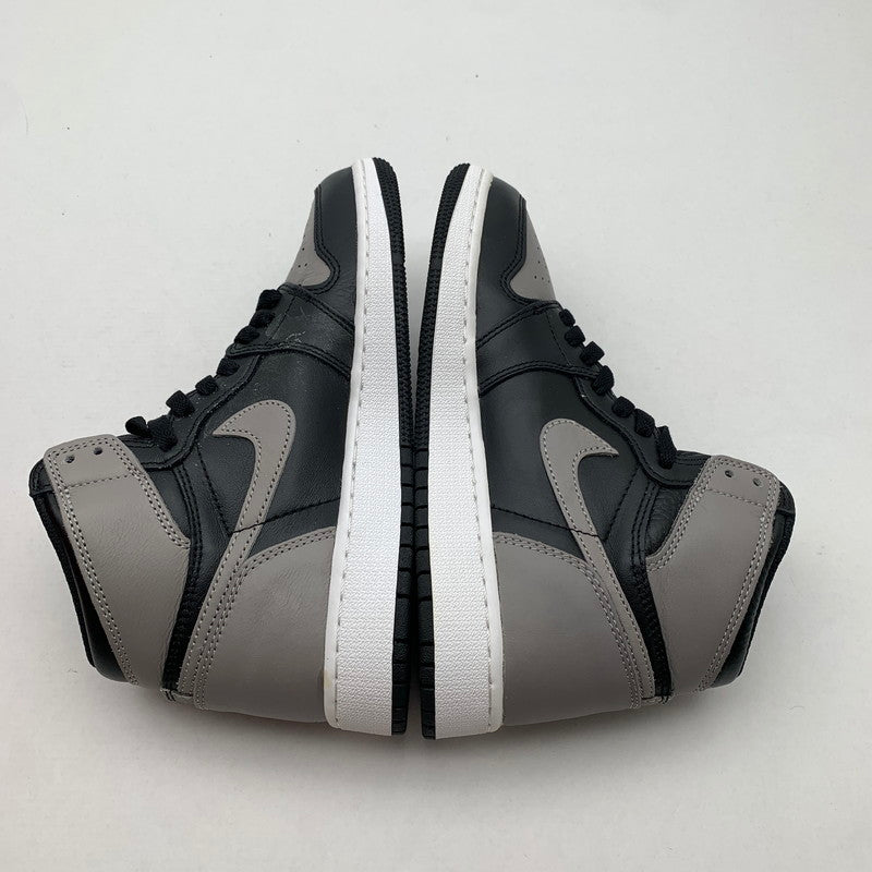 【中古品】【レディース】 NIKE ナイキ 575441-013 GS AIR JORDAN 1 RETRO HIGH OG BG SHADOW エア ジョーダン 1 レトロ ハイ スニーカー 靴 166-260518-mh-11-fuzh サイズ：24cm カラー：ブラック グレー 万代Net店
