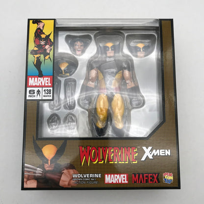 【中古美品】 未開封 MAFEX マフェックス WOLVERINE (BROWN COMIC Ver.)-ウルヴァリン ブラウンコミックバージョン- フィギュア 055-260529-ky-08-fuzh 万代Net店