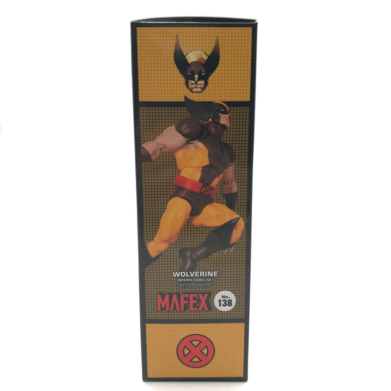 【中古美品】 未開封 MAFEX マフェックス WOLVERINE (BROWN COMIC Ver.)-ウルヴァリン ブラウンコミックバージョン- フィギュア 055-260529-ky-08-fuzh 万代Net店