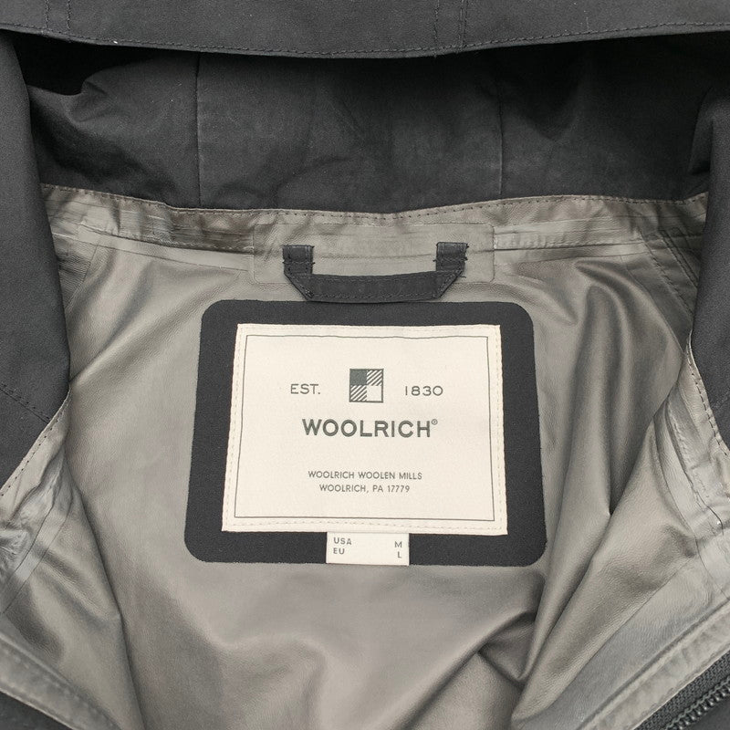 【中古品】【メンズ】 WOOLRICH ウールリッチ GTX MOUNTAIN JACKET ゴアテックス マウンテン ジャケット アウター コート 古着 144-260524-mh-08-fuz サイズ：M カラー：ブラック 万代Net店