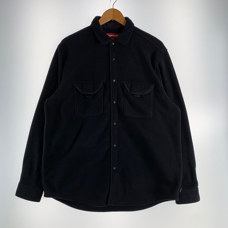 【中古品】【メンズ】 SUPREME シュプリーム POLARTEC FLEECE SIHT ポーラテックフリースジャケット 149-260522-ny-03-fuz サイズ：L カラー：ブラック 万代Net店