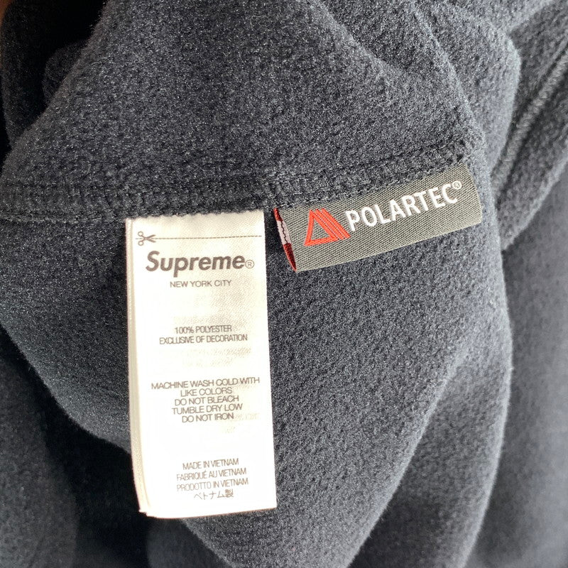 【中古品】【メンズ】 SUPREME シュプリーム POLARTEC FLEECE SIHT ポーラテックフリースジャケット 149-260522-ny-03-fuz サイズ：L カラー：ブラック 万代Net店