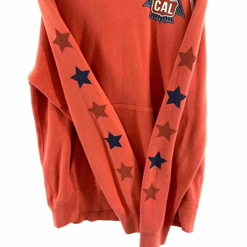 【中古品】【メンズ】 CALLE キャリー PULLOVER PARKER プルオーバー パーカー フーディー ※使用感有 142-261020-vt-93-fuzh サイズ：L カラー：オレンジ 万代Net店