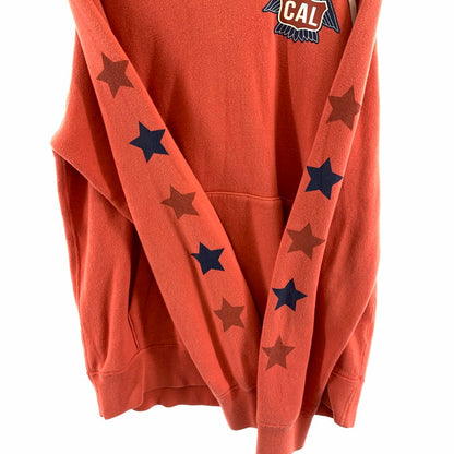 【中古品】【メンズ】 CALLE キャリー PULLOVER PARKER プルオーバー パーカー フーディー ※使用感有 142-261020-vt-93-fuzh サイズ：L カラー：オレンジ 万代Net店