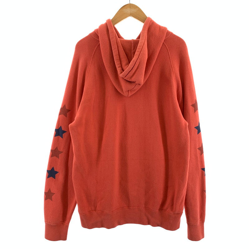 【中古品】【メンズ】 CALLE キャリー PULLOVER PARKER プルオーバー パーカー フーディー ※使用感有 142-261020-vt-93-fuzh サイズ：L カラー：オレンジ 万代Net店