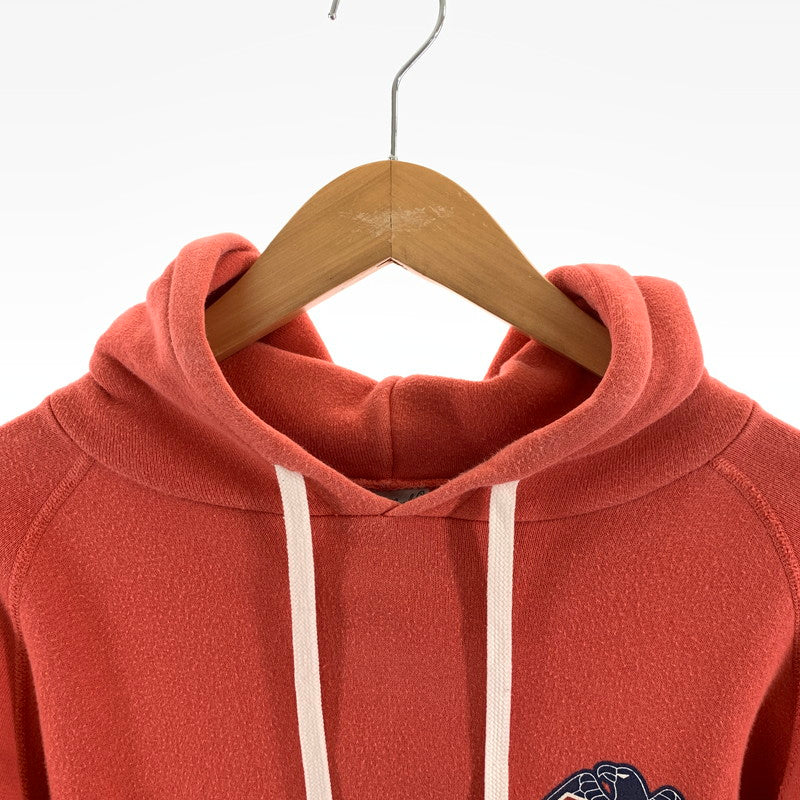 【中古品】【メンズ】 CALLE キャリー PULLOVER PARKER プルオーバー パーカー フーディー ※使用感有 142-261020-vt-93-fuzh サイズ：L カラー：オレンジ 万代Net店