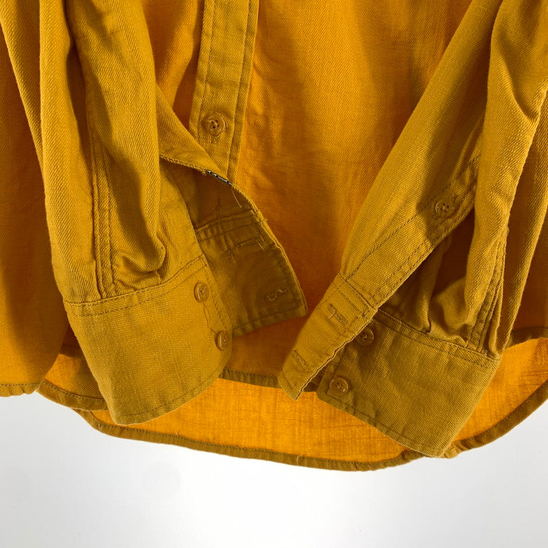 【中古品】【メンズ】 G-STAR RAW ジースター ロゥ 長袖シャツ イエロー SIZE:M ※ほつれあり 141-260920-io-25-fuzh 万代Net店