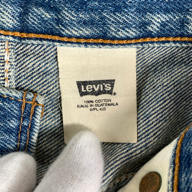 【中古品】【メンズ】 LEVI'Sリーバイス DENIM PANT デニムパンツ リメイク 裏977 156-260522-ny-12-fuz サイズ：32×32 カラー：ブルー 万代Net店