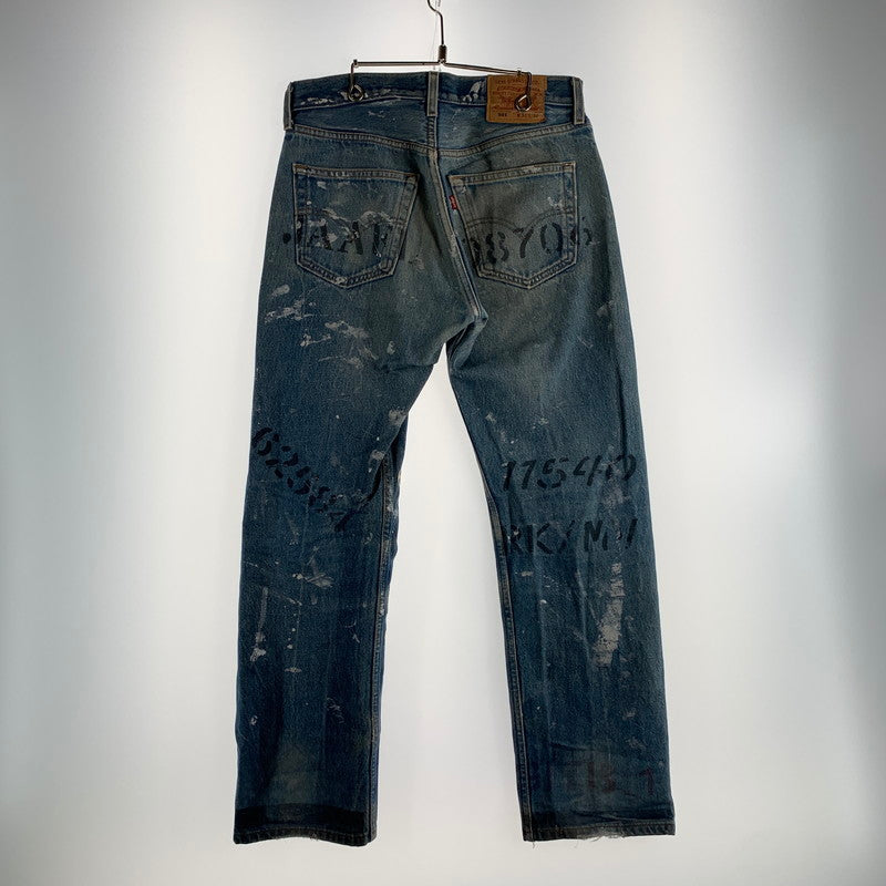 【中古品】【メンズ】 LEVI'Sリーバイス DENIM PANT デニムパンツ リメイク 裏977 156-260522-ny-12-fuz サイズ：32×32 カラー：ブルー 万代Net店
