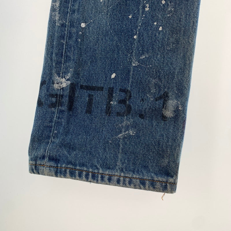 【中古品】【メンズ】 LEVI'Sリーバイス DENIM PANT デニムパンツ リメイク 裏977 156-260522-ny-12-fuz サイズ：32×32 カラー：ブルー 万代Net店