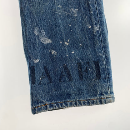 【中古品】【メンズ】 LEVI'Sリーバイス DENIM PANT デニムパンツ リメイク 裏977 156-260522-ny-12-fuz サイズ：32×32 カラー：ブルー 万代Net店