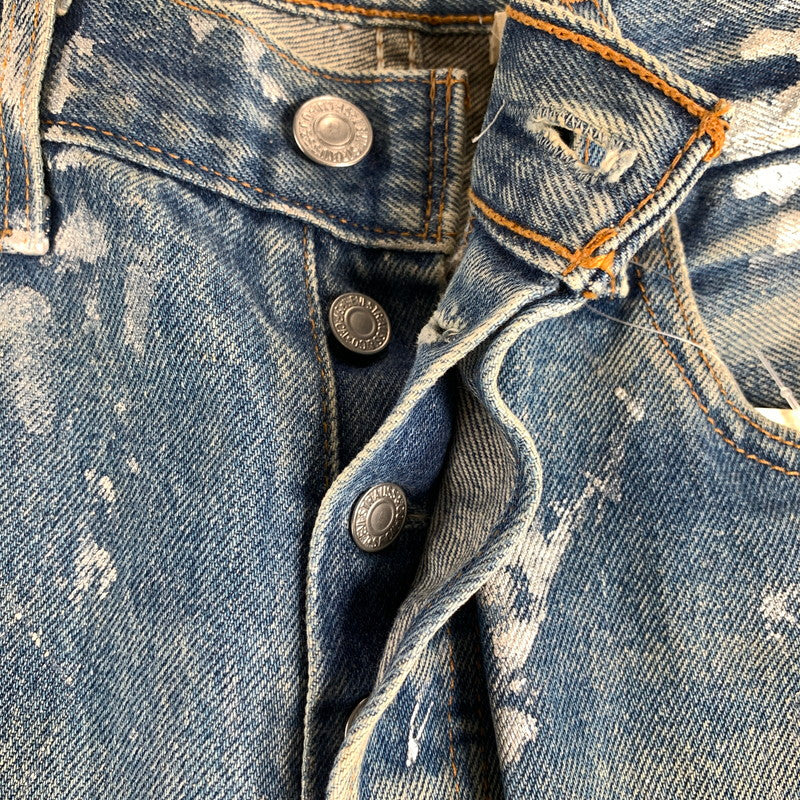 【中古品】【メンズ】 LEVI'Sリーバイス DENIM PANT デニムパンツ リメイク 裏977 156-260522-ny-12-fuz サイズ：32×32 カラー：ブルー 万代Net店