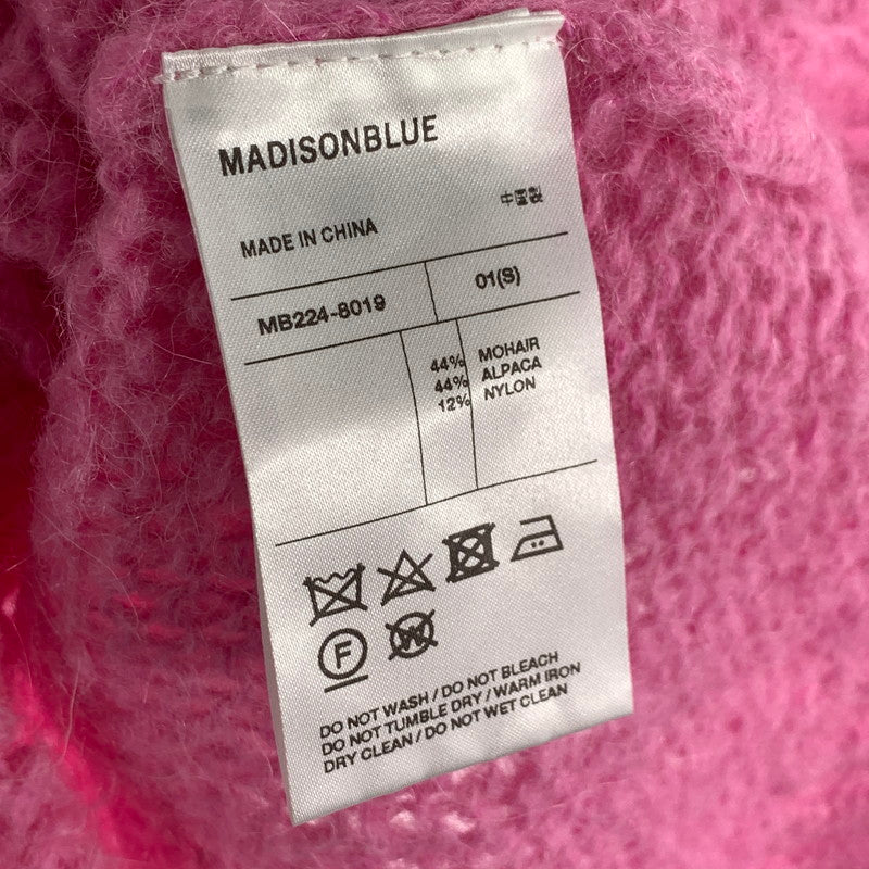 【中古品】【レディース】 MADISONBLUE マディソンブルー LOOSE PO MOHAIR ルーズピーオーモヘア 170-260522-ny-05-fuz サイズ：S カラー：ピンク 万代Net店