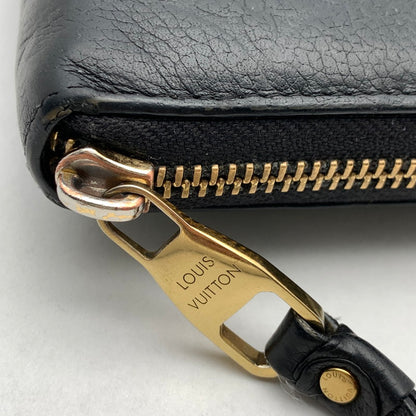 【中古品】【メンズ】 LOUIS VUITTON ルイヴィトン M61864 モノグラム アンプラント ジッピーウォレット 長財布 財布 179-260524-mh-02-fuz カラー：ブラック 万代Net店
