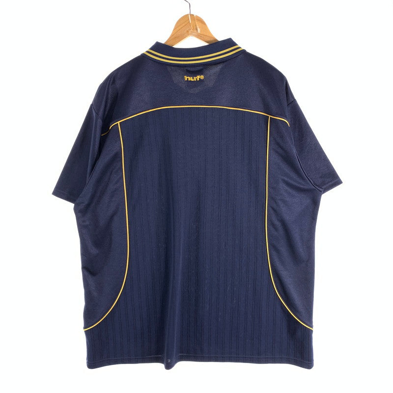 【中古品】【メンズ】 HUF 半袖ポロシャツ ハフ トップス ブランド 古着 142-260524-gm-04-fuz サイズ：XL カラー：ネイビー 万代Net店