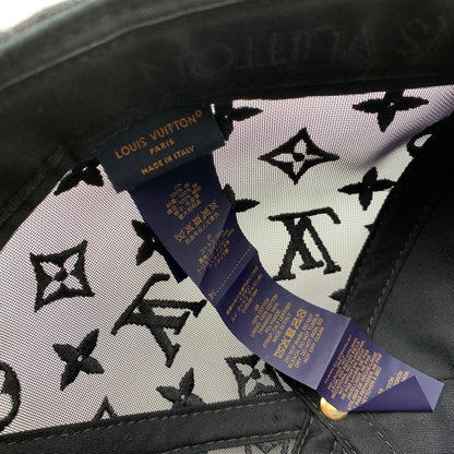 【中古品】【メンズ】 LOUIS VUITTON ルイヴィトン MONOGRAM MESH BASEBALL CAP BLACK MESH 本体のみ モノグラム メッシュ ベースボール キャップ 179-260524-mh-01-fuz カラー：ブラック 万代Net店
