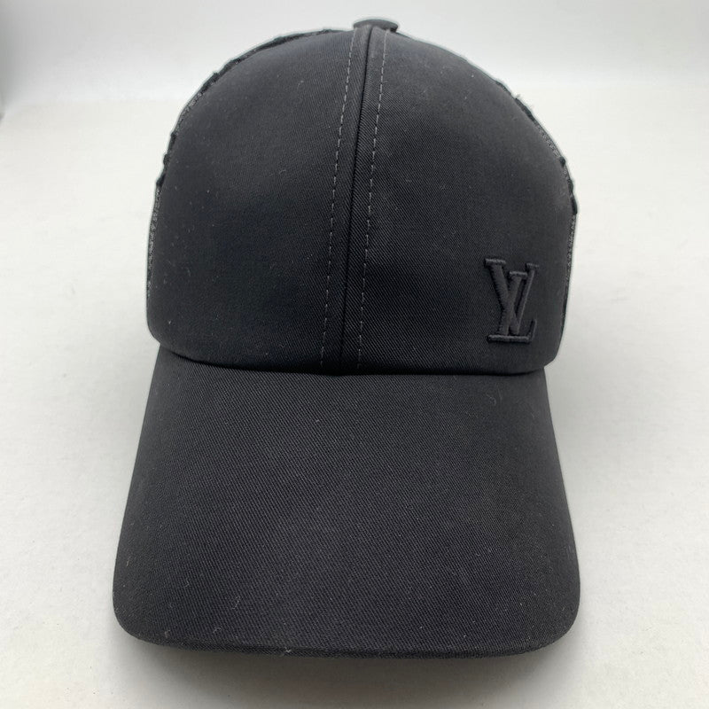 【中古品】【メンズ】 LOUIS VUITTON ルイヴィトン MONOGRAM MESH BASEBALL CAP BLACK MESH 本体のみ モノグラム メッシュ ベースボール キャップ 179-260524-mh-01-fuz カラー：ブラック 万代Net店