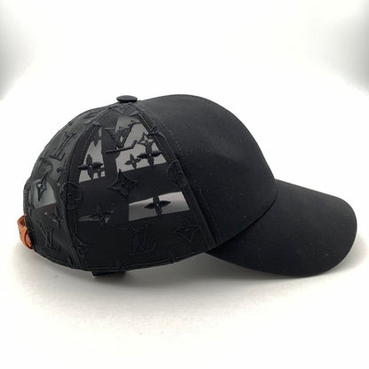 【中古品】【メンズ】 LOUIS VUITTON ルイヴィトン MONOGRAM MESH BASEBALL CAP BLACK MESH 本体のみ モノグラム メッシュ ベースボール キャップ 179-260524-mh-01-fuz カラー：ブラック 万代Net店