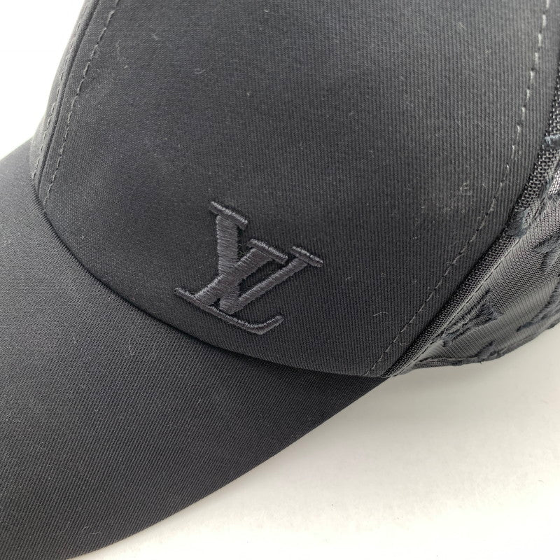 【中古品】【メンズ】 LOUIS VUITTON ルイヴィトン MONOGRAM MESH BASEBALL CAP BLACK MESH 本体のみ モノグラム メッシュ ベースボール キャップ 179-260524-mh-01-fuz カラー：ブラック 万代Net店