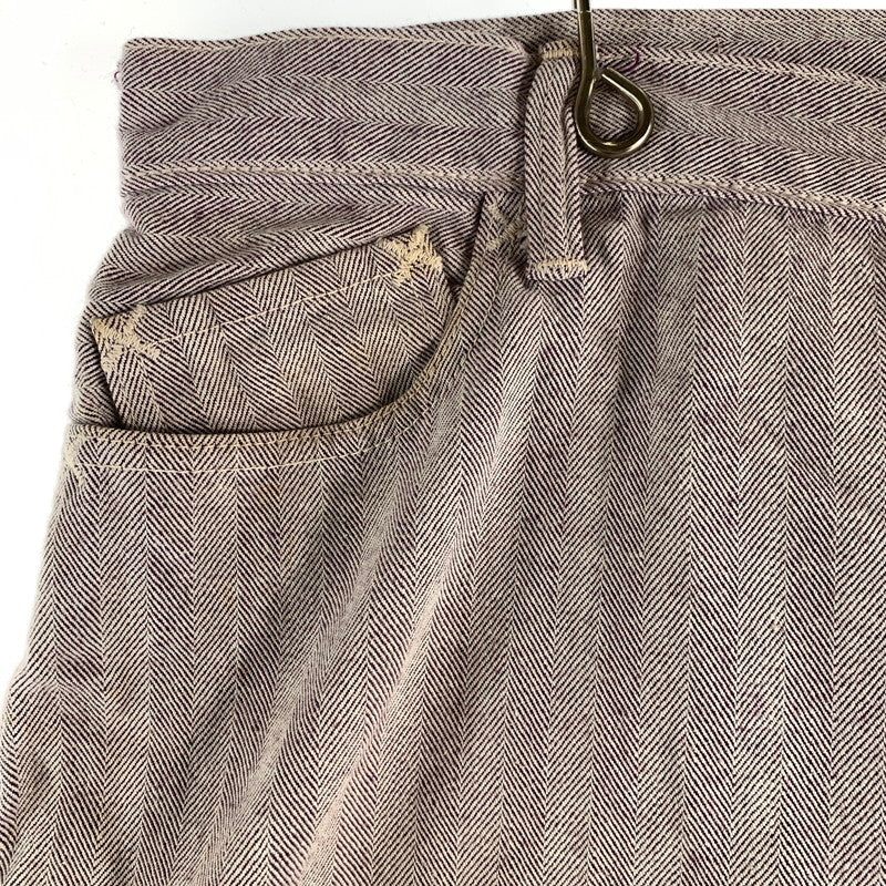 【中古品】【メンズ】 EVISU エヴィス ハーフパンツ カモメプリント ヘイリーボーン 156-260522-ny-13-fuz サイズ：W38 カラー：パープル 万代Net店